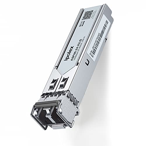ipolex 1.25G SFP Transceiverr, 1000Base-SX 850nm 550m Multimode LC Mini-Gbic Modul Kompatibel mit Ubiquiti UF-MM-1G, Cisco GLC-SX-MMD, Meraki MA-SFP-1GB-SX, Mikrotik etc. 1-Packung ipolex 1.25G SFP Transceiverr, 1000Base-SX 850nm 550m Multimode LC Mini-Gbic Modul Kompatibel mit Ubiquiti UF-MM-1G, Cisco GLC-SX-MMD, Meraki MA-SFP-1GB-SX, Mikrotik etc. 1-Packung von ipolex