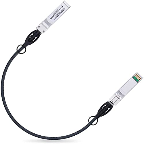 ipolex 10G SFP+ Twinax Kabel 0.42m (1.37ft), 10Gbase-CU SFP+ DAC Kabel Twinax Direct Attach Kupferkabel für Cisco SFP-H10GB-CU0.42M, Ubiquiti, Netgear, D-Link, Microtics, Passiv von ipolex