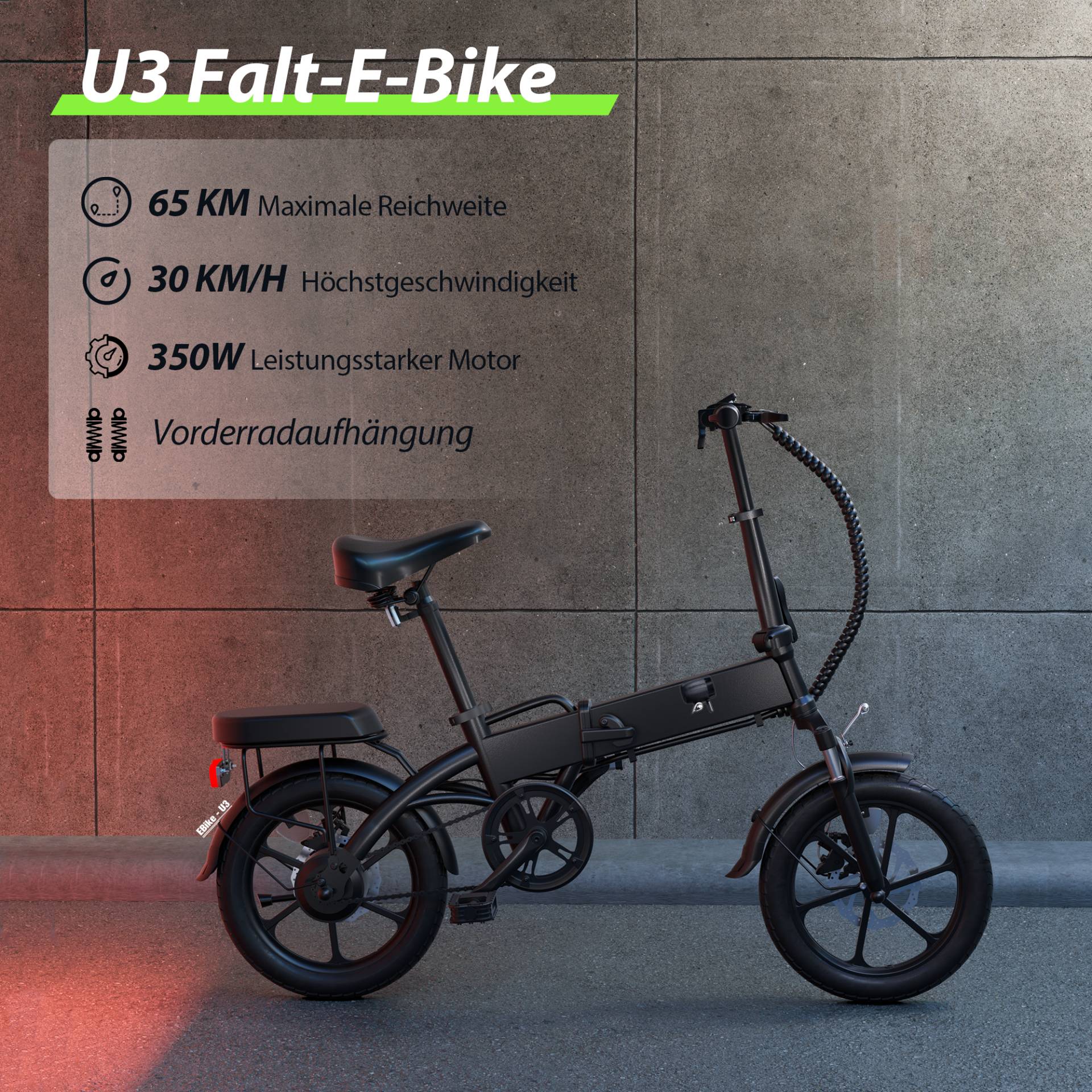 U4 Tiefeinsteiger Faltbares E-Bike U4 Tiefeinsteiger Faltbares E-Bike von iscooterglobalde