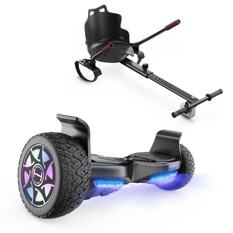 iHoverboard H8Pro/H8 LED Hoverboard Gelände 8.5" von iscooterglobalde