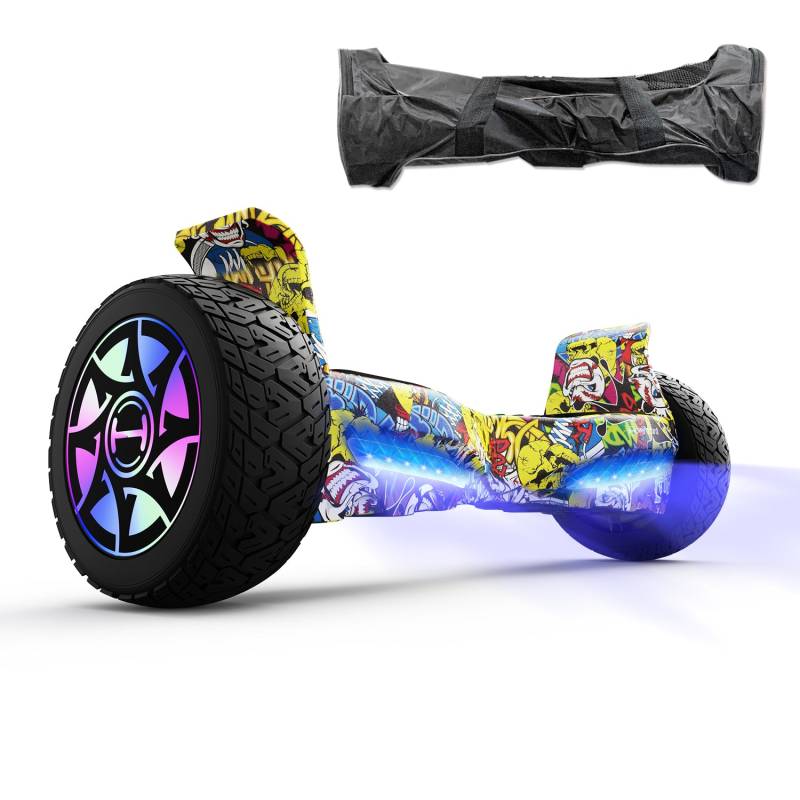 iHoverboard H8Pro/H8 LED Hoverboard Gelände 8.5" von iscooterglobalde