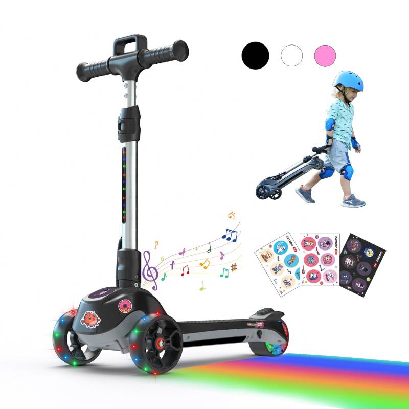 iScooter iK2 Kinderroller mit leuchtenden Rädern von iscooterglobalde