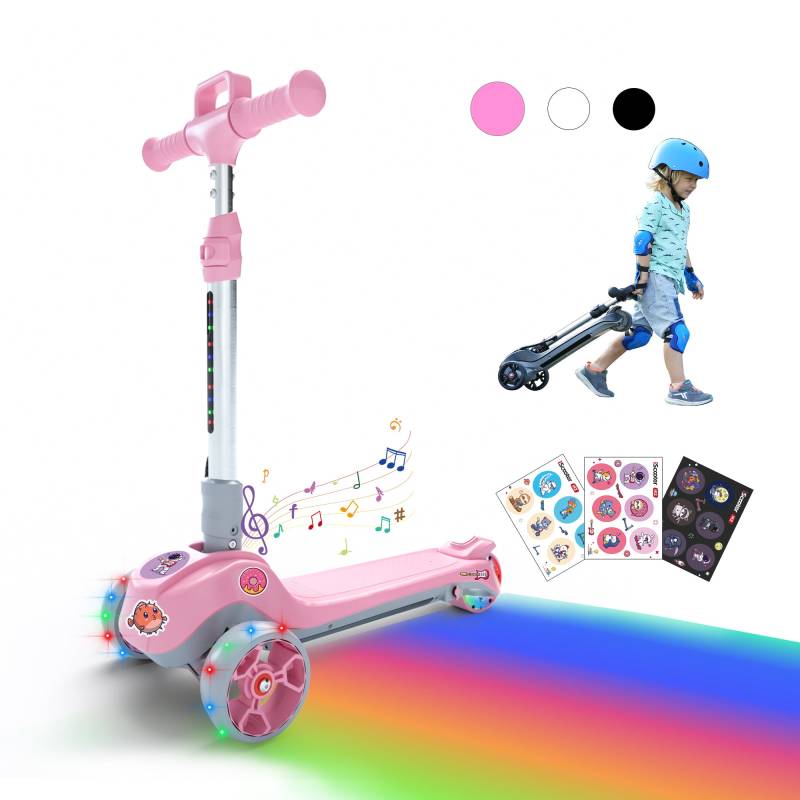 iScooter iK2 Kinderroller mit leuchtenden Rädern von iscooterglobalde