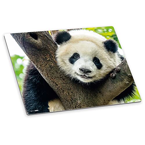itenga Schreibtischunterlage Panda abwischbar rutschfest glatt Kunststoff von itenga