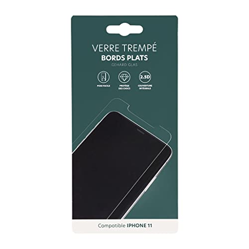 itense - Flach gehärtetes Glas - Kompatibel mit iPhone 11 - Flache Kanten - Schützt vor Stößen und Kratzern - Einfach anzubringen - Vollständige Abdeckung - Reinigungsset im Lieferumfang enthalten - itense - Flach gehärtetes Glas - Kompatibel mit iPhone 11 - Flache Kanten - Schützt vor Stößen und Kratzern - Einfach anzubringen - Vollständige Abdeckung - Reinigungsset im Lieferumfang enthalten - von itense