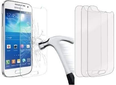 [3-Pack] 9H Hartglas für Samsung Galaxy S4 Mini i9195 / Displayschutzglas/Tempered/Display Schutz Folie/Schutzglas/Echte Glas/Verbundenglas/Glasfolie + Hülle transparent von itronik