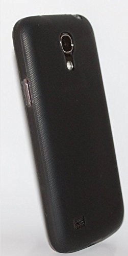 itronik® 0,35mm Ultra Slim Flacher Bumper - die dünnste Flexible Schutzhülle für Samsung Galaxy S4 Mini i9195 - Bumpers Case Hülle Schale Schutz Tasche - schwarz transparent von itronik