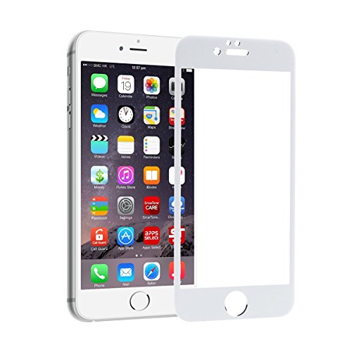 itronik® 9H Hartglas für Apple iPhone 6 6S 7 8 (4,7") / Displayschutzglas/Display Schutz Folie/Schutzglas/Echte Glas/Verbundenglas/Glasfolie - Weiss von itronik