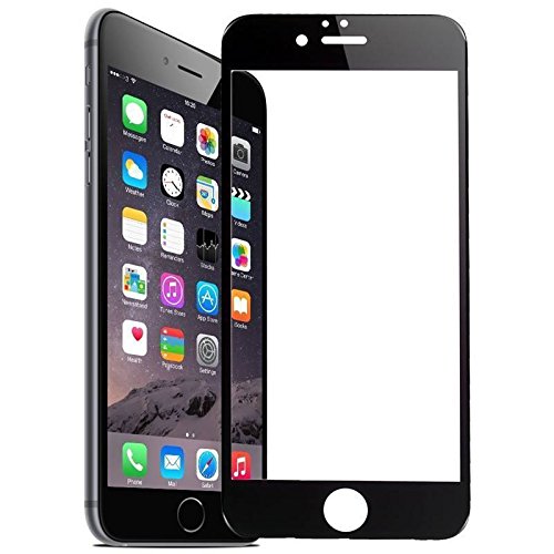 itronik® 9H Hartglas für Apple iPhone 7 (4,7") / Displayschutzglas/Display Schutz Folie/Schutzglas/Echte Glas/Verbundenglas/Glasfolie - schwarz von itronik