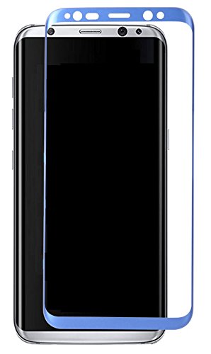 itronik® 9H Hartglas für Samsung Galaxy S8 / Displayschutzglas/Display Schutz Folie/Schutzglas/Echte Glas/Verbundenglas/Glasfolie - blau von itronik