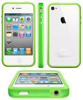 itronik® Bumper Schutzhülle für Apple iPhone 4 und 4s grün Green von itronik