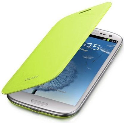 itronik® Flip Cover Schützende Display-Klappe für Samsung Galaxy S3 SIII I9300 grün von itronik