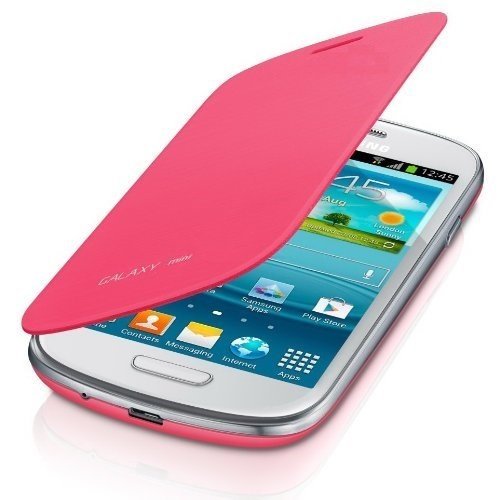itronik® Flip Cover Schützende Display-Klappe für Samsung Galaxy S3 SIII Mini I8910 pink von itronik
