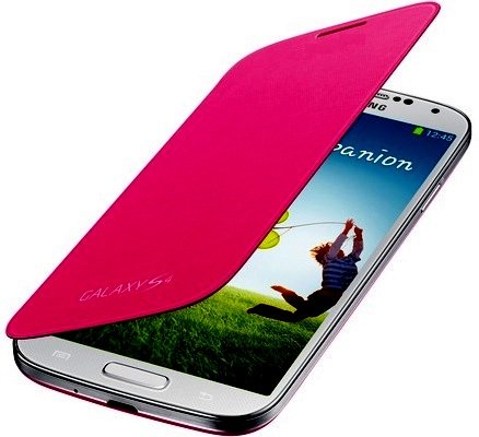 itronik® Flip Cover Schützende Display-Klappe für Samsung Galaxy SIV S4 I9500 I9505 rot von itronik