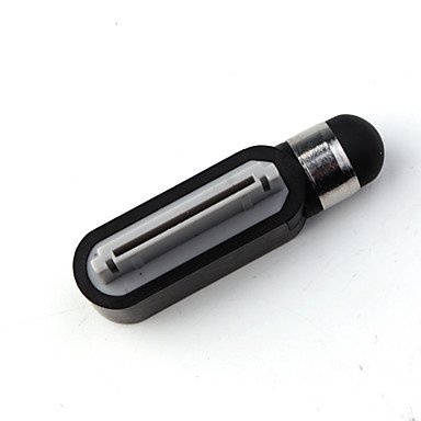 itronik® Stylus Soft Touch Staubschutz Eingabestift kompatibel mit Smartphones und Tablets schwarz Black Pen Stift von itronik