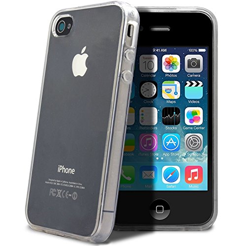 itronik Hülle kompatibel mit iPhone 4 4S TPU Hülle Schutzhülle Crystal Case Durchsichtig Klar Silikon transparent von itronik