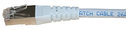 iv.sys Cat-6a LAN-Kabel 1,50m Kupferpatchkabel 10 Gbit/s | Ethernet Kabel RJ-45 Netzwerkkabel grau | Cat Patchkabel für DSL Router von iv.sys