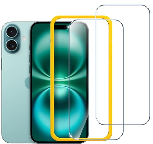 ivoler 2 Stück Schutzfolie für iPhone 15 Plus/iPhone 16 Plus 6.7 Zoll, Panzer Schutz Glas Folie Displayschutz mit Einfaches Installationswerkzeug, 9H Härte, HD Klar, Anti-Kratz, Anti-Bläschen ivoler 2 Stück Schutzfolie für iPhone 15 Plus/iPhone 16 Plus 6.7 Zoll, Panzer Schutz Glas Folie Displayschutz mit Einfaches Installationswerkzeug, 9H Härte, HD Klar, Anti-Kratz, Anti-Bläschen von ivoler