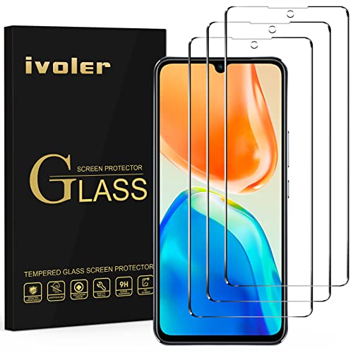 ivoler 3 Stück Schutzglas Schutzfolie für Vivo X80 Lite/Vivo V25, 9H Härte Schutz Glas, HD Klar Displayschutzfolie, Anti-Kratz Folie, Anti-Bläschen von ivoler