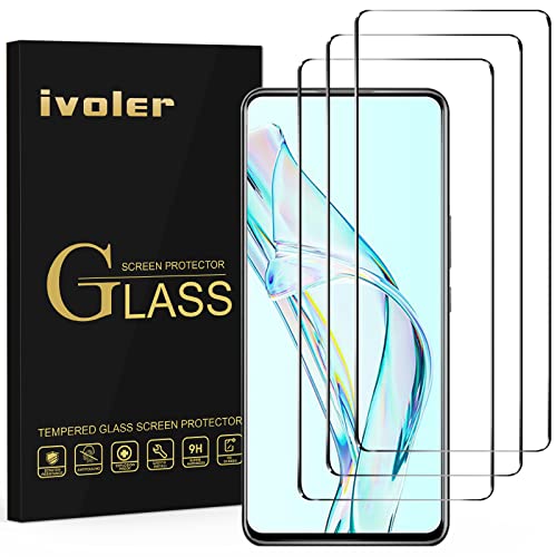 ivoler 3 Stück Schutzglas Schutzfolie für ZTE Axon 30 5G, 9H Härte Schutz Glas, HD Klar Displayschutzfolie, Anti-Kratz Folie, Anti-Bläschen von ivoler