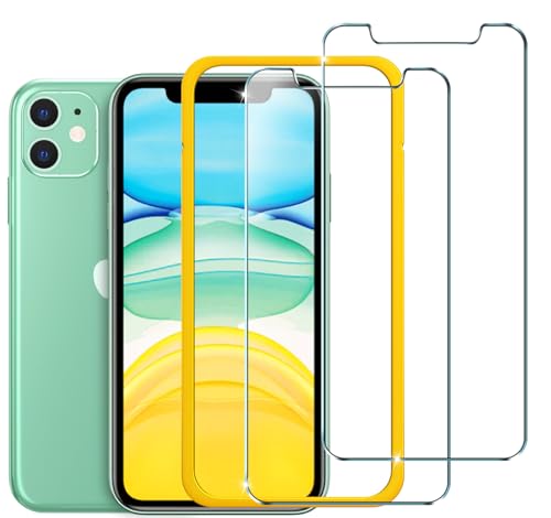 ivoler 2 Stück Schutzfolie für iPhone 11, Panzer Schutz Glas Folie Displayschutz mit Einfaches Installationswerkzeug, 9H Härte, HD Klar, Anti-Kratz, Anti-Bläschen, Anti-Stoßfest ivoler 2 Stück Schutzfolie für iPhone 11, Panzer Schutz Glas Folie Displayschutz mit Einfaches Installationswerkzeug, 9H Härte, HD Klar, Anti-Kratz, Anti-Bläschen, Anti-Stoßfest von ivoler