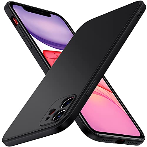 ivoler Silikon Hülle Kompatibel mit iPhone 11 6.1 Zoll mit Kameraschutz, Ultra Dünne Weiche Stoßfest Schutzhülle Flexible TPU Matte Schwarz Handyhülle Kratzfest Case Cover ivoler Silikon Hülle Kompatibel mit iPhone 11 6.1 Zoll mit Kameraschutz, Ultra Dünne Weiche Stoßfest Schutzhülle Flexible TPU Matte Schwarz Handyhülle Kratzfest Case Cover von ivoler
