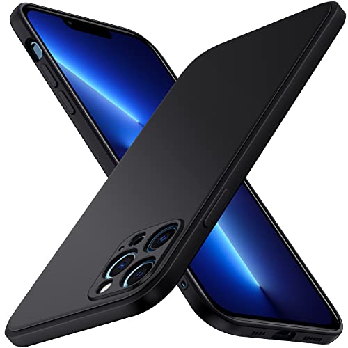 ivoler Silikon Hülle Kompatibel mit iPhone 13 Pro Max 6.7 Zoll mit Kameraschutz, Ultra Dünne Weiche Stoßfest Schutzhülle Flexible TPU Matte Schwarz Handyhülle Kratzfest Case Cover ivoler Silikon Hülle Kompatibel mit iPhone 13 Pro Max 6.7 Zoll mit Kameraschutz, Ultra Dünne Weiche Stoßfest Schutzhülle Flexible TPU Matte Schwarz Handyhülle Kratzfest Case Cover von ivoler