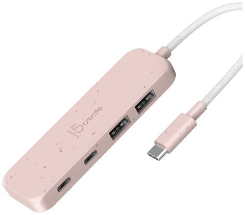 J5create JCH342ER-N USB 3.2 Gen 2-Hub Rose von j5create