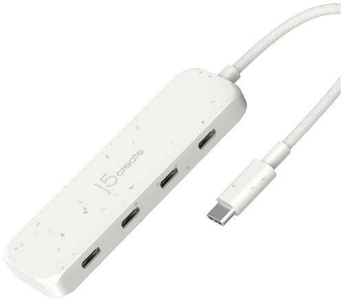 J5create JCH345EW-N 4 Port USB 3.2 Gen 2-Hub Weiß von j5create