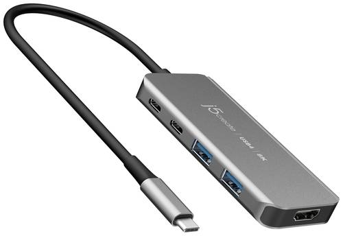 J5create USB-C® Dockingstation JCH453-N Chromebook USB-C® Power Delivery von j5create