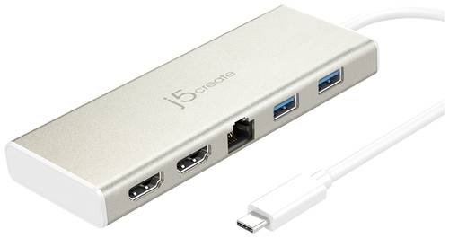 J5create USB-C® Mini-Dockingstation JCD381-N Passend für Marke: Universal USB-C® Power Delivery von j5create