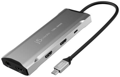 J5create USB-C® Mini-Dockingstation JCD397-N Passend für Marke: Apple, Microsoft integrierter Kart von j5create