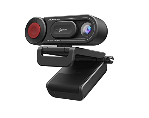 j5create 1080P Dual Mode Webcam&Dokumentenkamera mit automatischem&manuellem Fokus, magnetische Sichtschutzabdeckung für PC/Laptops|für Live Streaming/Videoanrufe/Online Meetings/Online Kurse (JVU250) von j5create