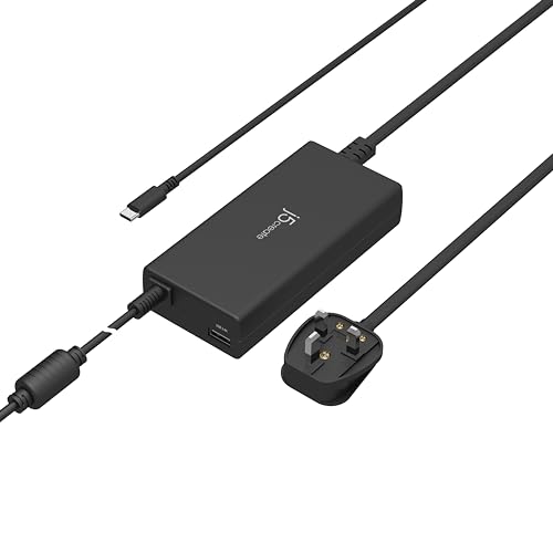 j5create USB Typ-c 100W PD Schnell-Ladegerät für MacBook Pro, Chromebook, Laptop, Notebook, Tablet, Android, iPhone, iPad Pro, Handys (JUP2290) von j5create