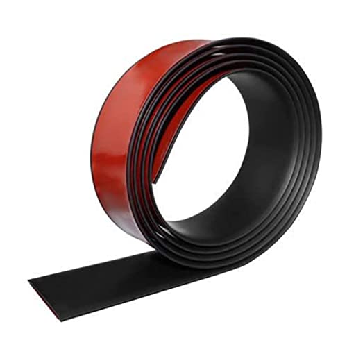 Übergangsprofil Wasserdicht Selbstklebend, Vinyl-Bodenübergang, Bodenübergangsleisten, porenfreie Abdeckleisten, Bodenprofile, Schwellen (1, Schwarz, 2M*4cm) von jackfru
