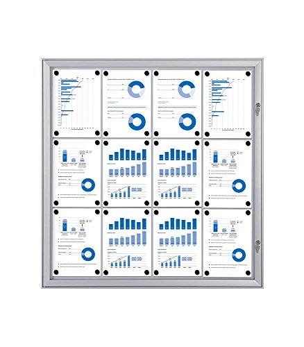 jansendisplay SCS12XA4 Schaukasten 12xA4 von jansendisplay