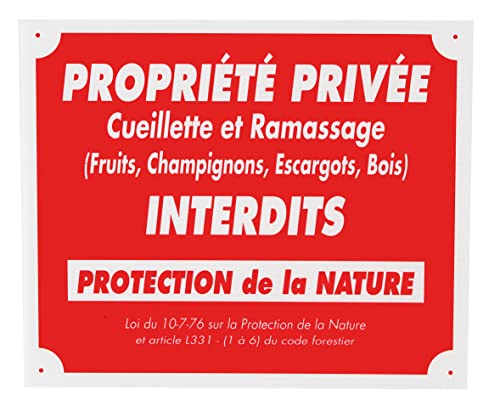Januel RDV54815 Warnschild, für Erwachsene, 30 x 25 cm, Weiß auf Rot Januel RDV54815 Warnschild, für Erwachsene, 30 x 25 cm, Weiß auf Rot von januel