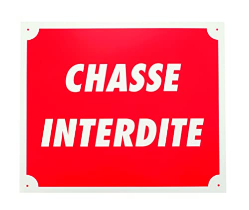Januel RDV54824 Warnschild, für Erwachsene, 30 x 25 cm, Weiß auf Rot Januel RDV54824 Warnschild, für Erwachsene, 30 x 25 cm, Weiß auf Rot von januel