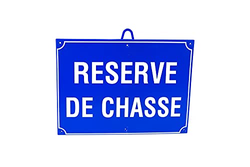Januel Schild für Jagdterritoire de Jagd – Schild mit Schild, 28 x 20 cm, blau bedruckt weiß – Hart-PVC 5 mm – UV-beständig Januel Schild für Jagdterritoire de Jagd – Schild mit Schild, 28 x 20 cm, blau bedruckt weiß – Hart-PVC 5 mm – UV-beständig von januel