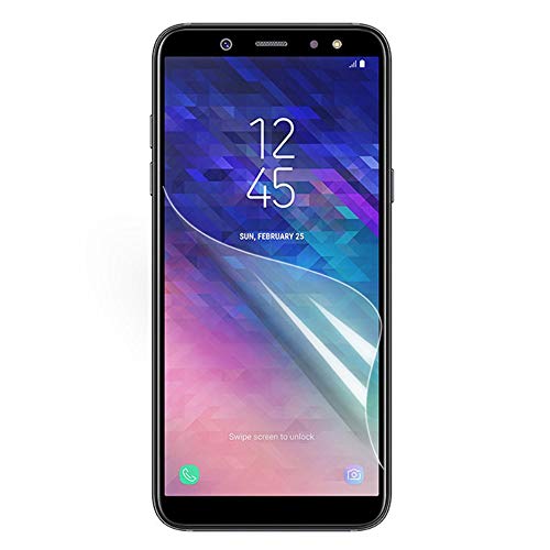 jbTec Display-Schutzfolie Klar - Displayschutz Displayschutzfolie Displayfolie Handy-Folie, kompatibel mit :Samsung Galaxy A6 2018 von jbTec