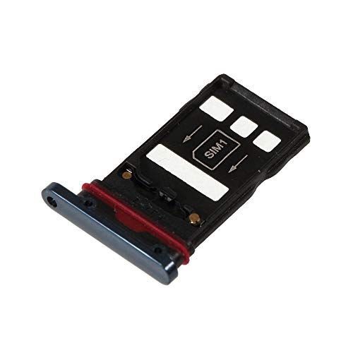 jbTec Dual SIM-Tray/NM-Card Karten-Halter kompatibel mit Huawei Mate 20 Pro - Slot Schlitten Rahmen, Farbe:Navy-Blau von jbTec