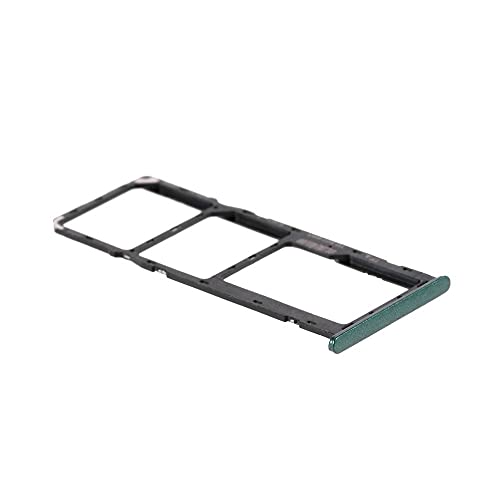 jbTec Dual SIM-Tray/SD-Card Karten-Halter kompatibel mit Samsung Galaxy A20s - Slot Schlitten Rahmen, Farbe:Grün von jbTec