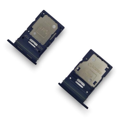 jbTec Dual SIM-Tray/SD-Card kompatibel mit Samsung Galaxy A35 5G - Kartenhalter Slot Schlitten Rahmen, Farbe:Dunkel-Blau (Awesome Navy) von jbTec