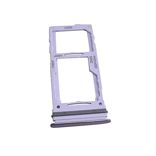 jbTec Dual SIM-Tray/SD-Card kompatibel mit Samsung Galaxy A52 / A52s / A72 - Kartenhalter Slot Rahmen, Farbe:Lila von jbTec