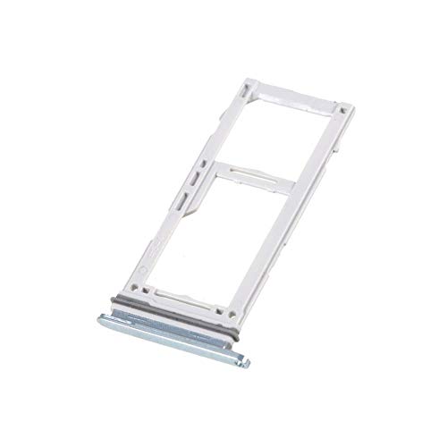 jbTec Dual SIM-Tray/SD-Card kompatibel mit Samsung Galaxy S10 / Plus / S10e - Kartenhalter Slot Rahmen, Farbe:Blau von jbTec