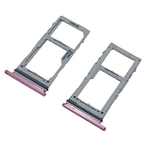 jbTec Dual SIM-Tray/SD-Card Karten-Halter kompatibel mit Samsung Galaxy S20 / S20 5G - Slot Schlitten, Farbe:Pink von jbTec
