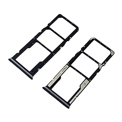 jbTec Dual SIM-Tray/SD-Card kompatibel mit Xiaomi Redmi Note 10 Pro - Kartenhalter Slot Schlitten Handy, Farbe:Schwarz von jbTec