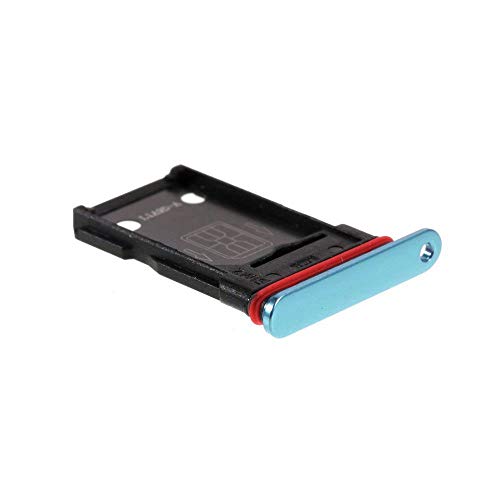 jbTec Dual SIM-Tray Karten-Halter kompatibel mit OnePlus 8 / 5G - Slot Schlitten Card Rahmen Simkarte, Farbe:Türkis von jbTec