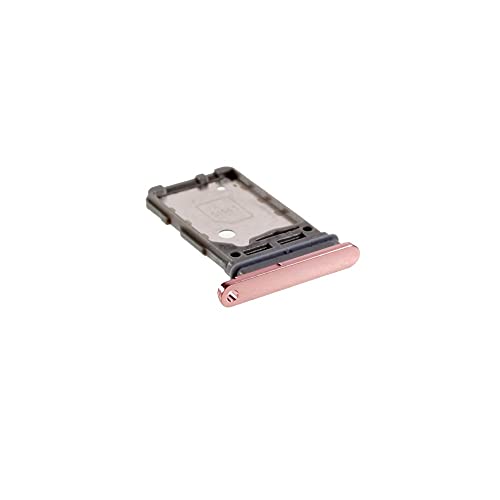 jbTec Dual SIM-Tray Karten-Halter kompatibel mit Samsung Galaxy S21 - Slot Schlitten Card Rahmen Simkarte, Farbe:Pink von jbTec