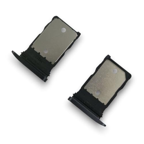 jbTec Dual SIM-Tray kompatibel mit Google Pixel 9 - Kartenhalter Slot Schlitten Card Rahmen Simkarte Fach, Farbe:Schwarz (Obsidian) von jbTec